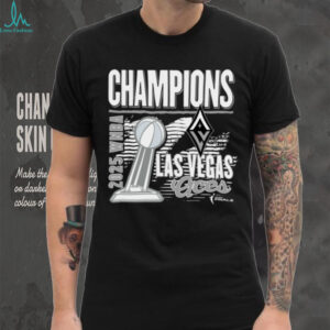 Las Vegas Aces 2025 WNBA Champions Graphic Trophy Shirt