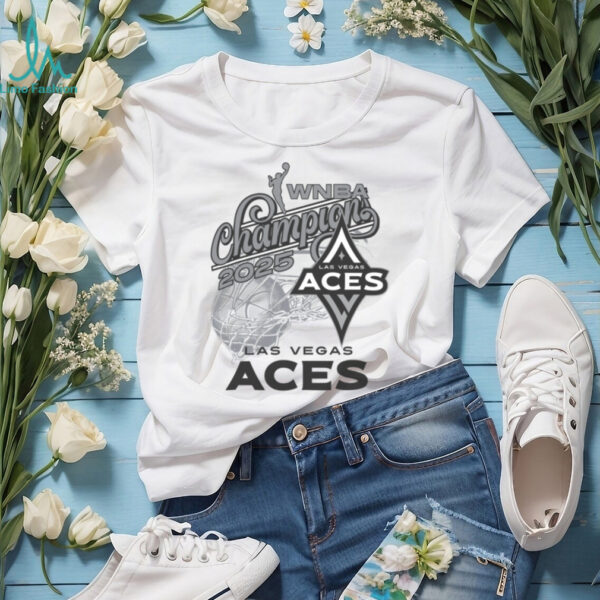 Las Vegas Aces Championship Merch Aces 2025 WNBA Finals Champions Hoop Dreams Tee