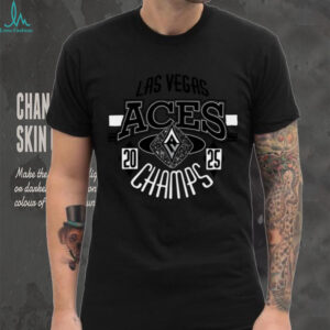 Las Vegas Aces Homage 2025 WNBA Finals Champions Statement Tri Blend T Shirt Las Vegas Aces Homage 2025 WNBA Finals Champions Statement Tri Blend T Shirt