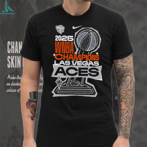 Las Vegas Aces Nike 2025 WNBA Finals Champions raise the staike shirt
