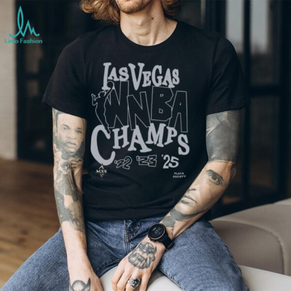 Las Vegas Aces Playa Society 2025 WNBA Finals Champions T Shirt