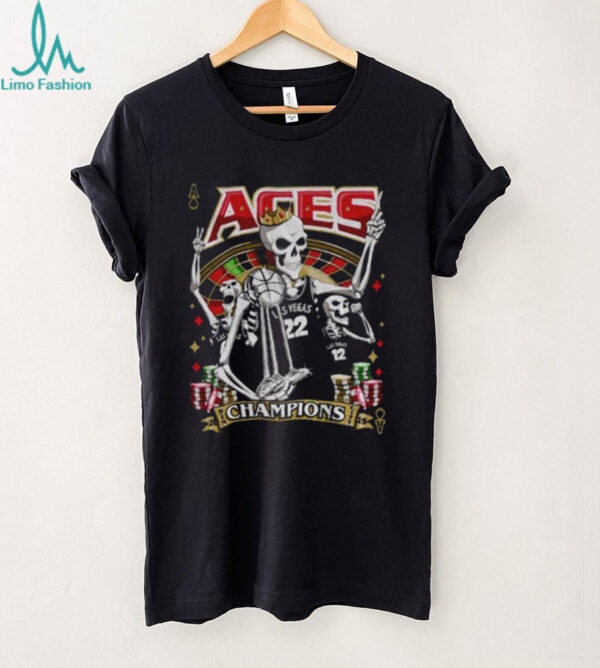 Las Vegas Aces Skull WNBA Champions 2025 Rep the champs shirt