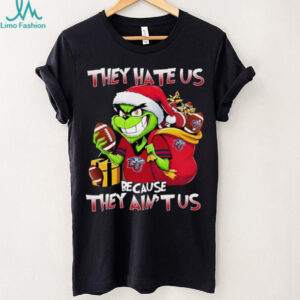 Liberty Flames X Grinch They Hate Us Because They Ain’t Us Christmas Tee