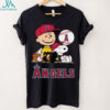 Boston Celtics X Charlie Brown And Snoopy Playing Basketball Shirt