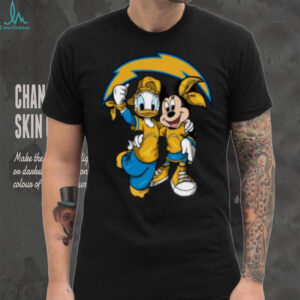 Los Angeles Chargers Disney Mickey and Donald T Shirt