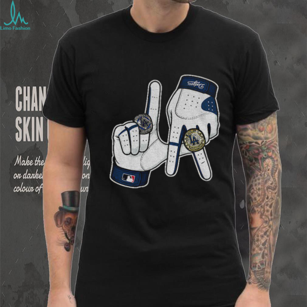 Los Angeles Dodgers 2025 LA Gloves Rings shirt Los Angeles Dodgers 2025 LA Gloves Rings shirt