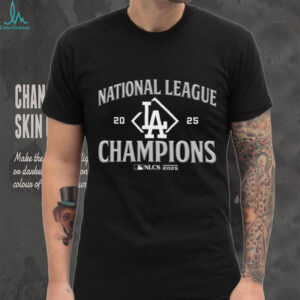 Los Angeles Dodgers 2025 NL Champions Blue Crew Forever T Shirt
