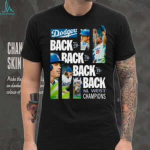 Los Angeles Dodgers 2025 NL West Division Champions AOP shirt