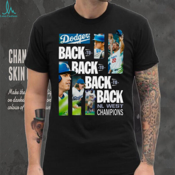 Los Angeles Dodgers 2025 NL West Division Champions AOP shirt