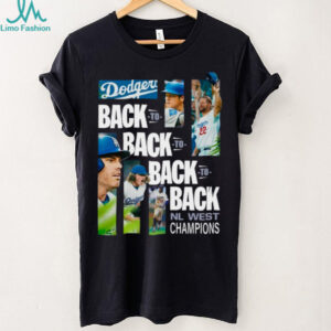 Los Angeles Dodgers 2025 NL West Division Champions AOP shirt