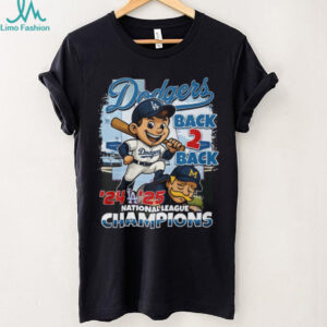 Los Angeles Dodgers 2025 National League Champions Back 2 Back Signature 24 25 Unisex T Shirt