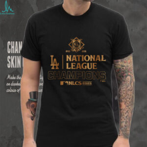 Los Angeles Dodgers 2025 National League Champions Celebration Shirt