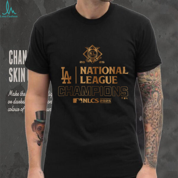 Los Angeles Dodgers 2025 National League Champions Celebration Shirt