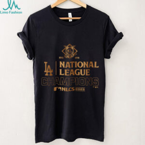 Los Angeles Dodgers 2025 National League Champions Celebration Shirt