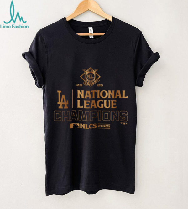 Los Angeles Dodgers 2025 National League Champions Celebration Shirt