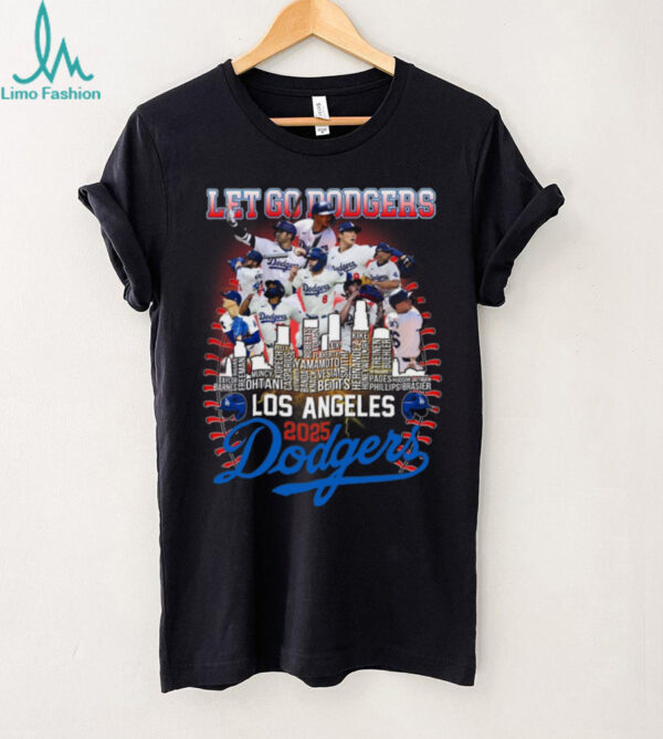 Los Angeles Dodgers 2025 National League Champions Lets Go Dodgers Unisex T Shirt