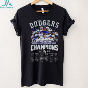 Los Angeles Dodgers 2025 National League Championship Series Champions signature shirt