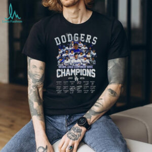 Los Angeles Dodgers 2025 National League Championship Series Champions signature shirt