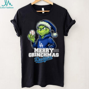 Los Angeles Dodgers Grinch Christmas T Shirt Merry Christmas Baseball Tee