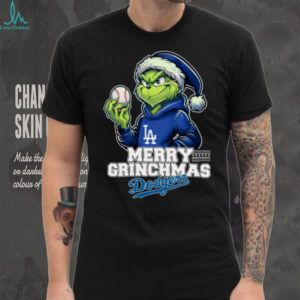 Los Angeles Dodgers Grinch Christmas T Shirt Merry Christmas Baseball Tee