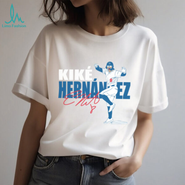 Los Angeles Dodgers Merch Kiké Hernández Cartoon Shirt