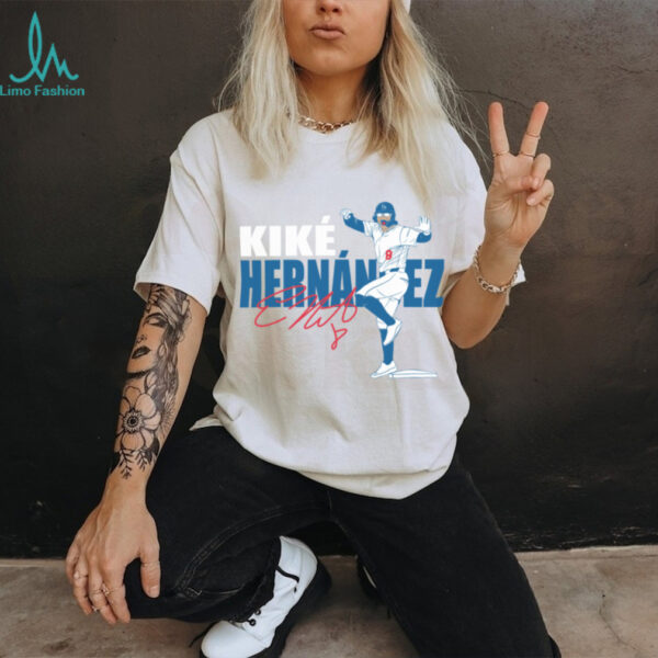 Los Angeles Dodgers Merch Kiké Hernández Cartoon Shirt