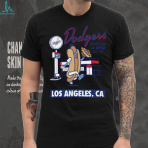 Los Angeles Dodgers Mitchell Ness Deli Graphic Baseball TShirt