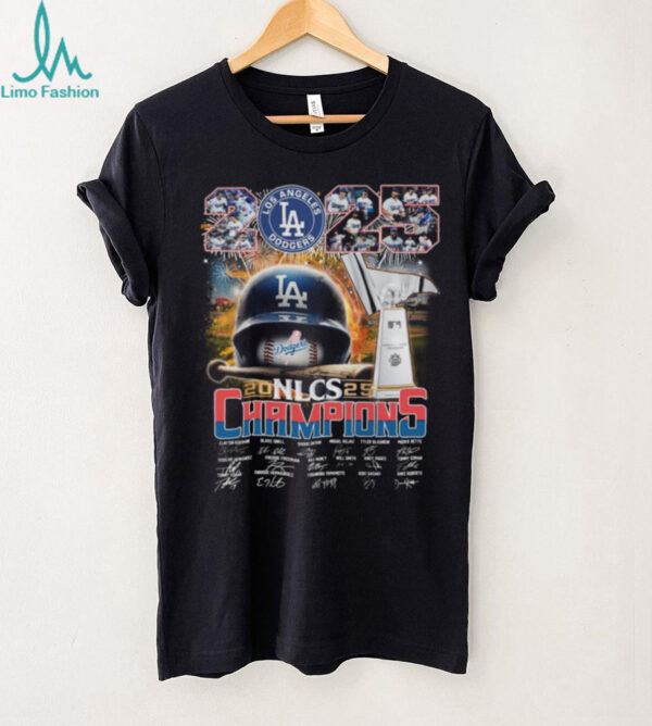 Los Angeles Dodgers NLCS 2025 Signature Unisex T Shirt