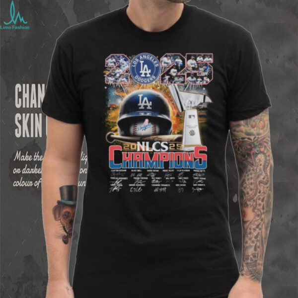 Los Angeles Dodgers NLCS 2025 Signature Unisex T Shirt