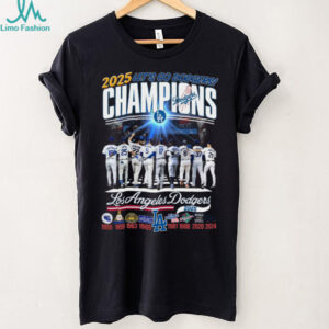 Los Angeles Dodgers National League Champions 2025 Lets Go Dodgers Unisex T Shirt