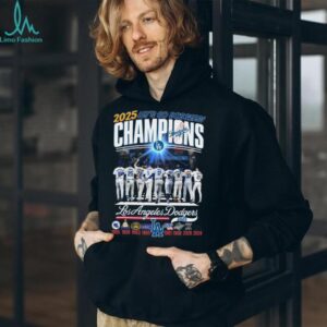 Los Angeles Dodgers National League Champions 2025 Lets Go Dodgers Unisex T Shirt