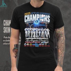 Los Angeles Dodgers National League Champions 2025 Lets Go Dodgers shirt