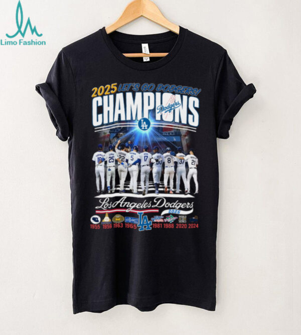 Los Angeles Dodgers National League Champions 2025 Lets Go Dodgers shirt