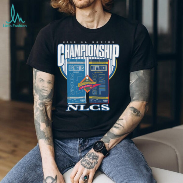 Los Angeles Dodgers Vs Milwaukee Brewers 2025 National League Championship Series Matchup Shirt