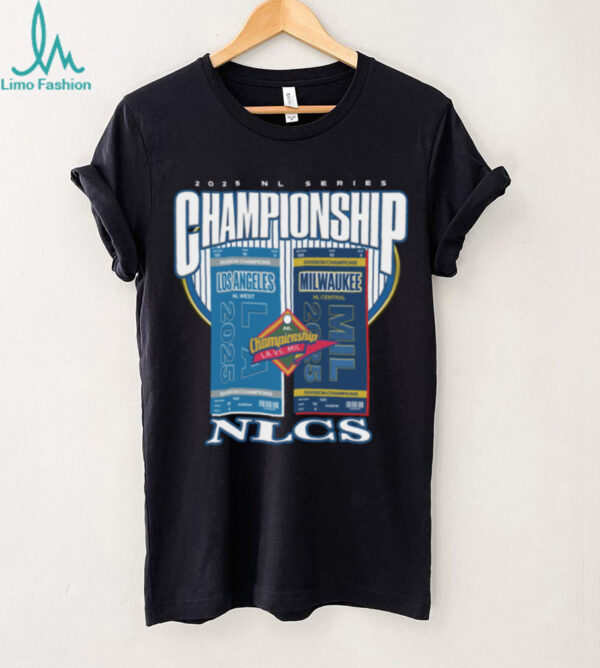 Los Angeles Dodgers Vs Milwaukee Brewers 2025 National League Championship Series Matchup Shirt