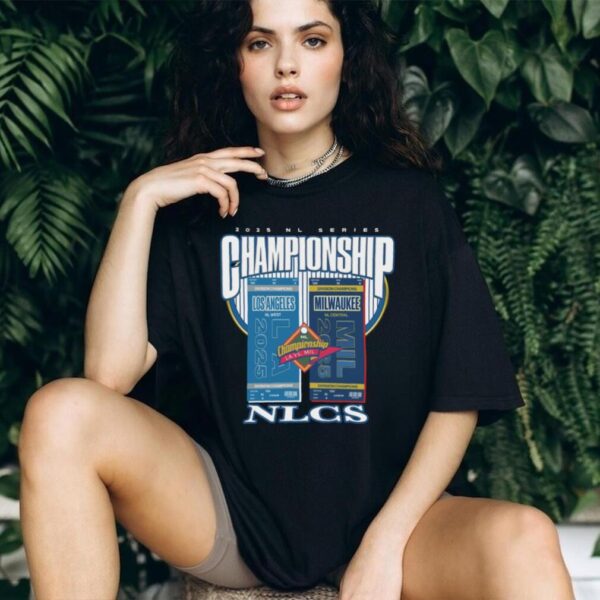Los Angeles Dodgers Vs Milwaukee Brewers 2025 National League Championship Series Matchup Shirt