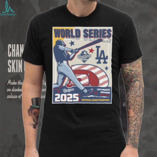 Los Angeles Dodgers World Series 2025 Franklin Retro Graphic shirt