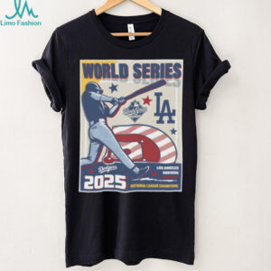 Los Angeles Dodgers World Series 2025 Franklin Retro Graphic shirt