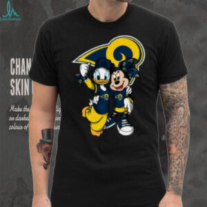 Los Angeles Rams Mickey Mouse Donald Duck T Shirt
