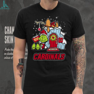 Louisville Cardinals Grinch and Snoopy Nuts Welcome Christmas T Shirt