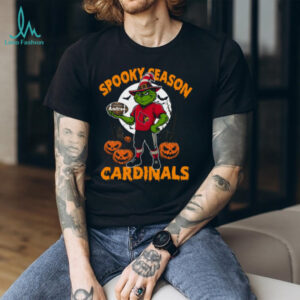 Louisville Cardinals Spooky Season Tee – Custom Name NCAA Football Shirt – Grinch Halloween Personalized Gift
