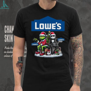 Lowes Christmas The Grinch And Jack Skellington Unwilling Friends Logo T Shirt