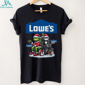 Lowes Christmas The Grinch And Jack Skellington Unwilling Friends Logo T Shirt