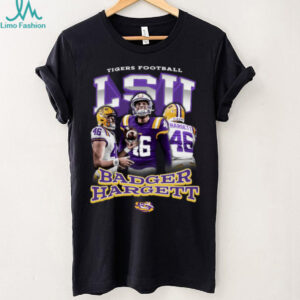 Lsu Football Badger Hargett Retro 90s T Shirt