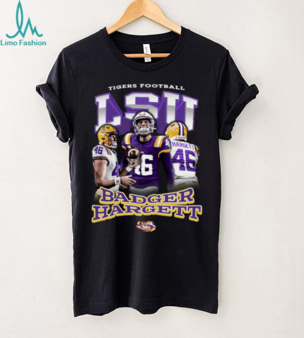 Lsu Football Badger Hargett Retro 90s T Shirt
