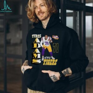 Lsu Tigers Football Tyree Adams Portrait T Shirt