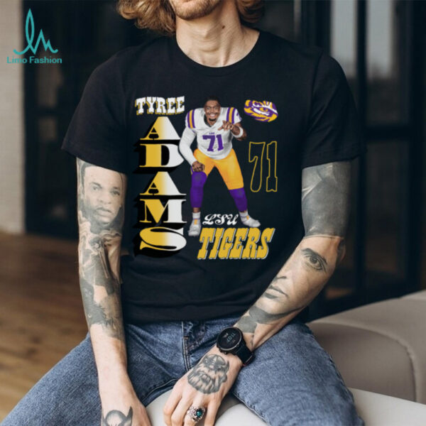 Lsu Tigers Football Tyree Adams Portrait T Shirt