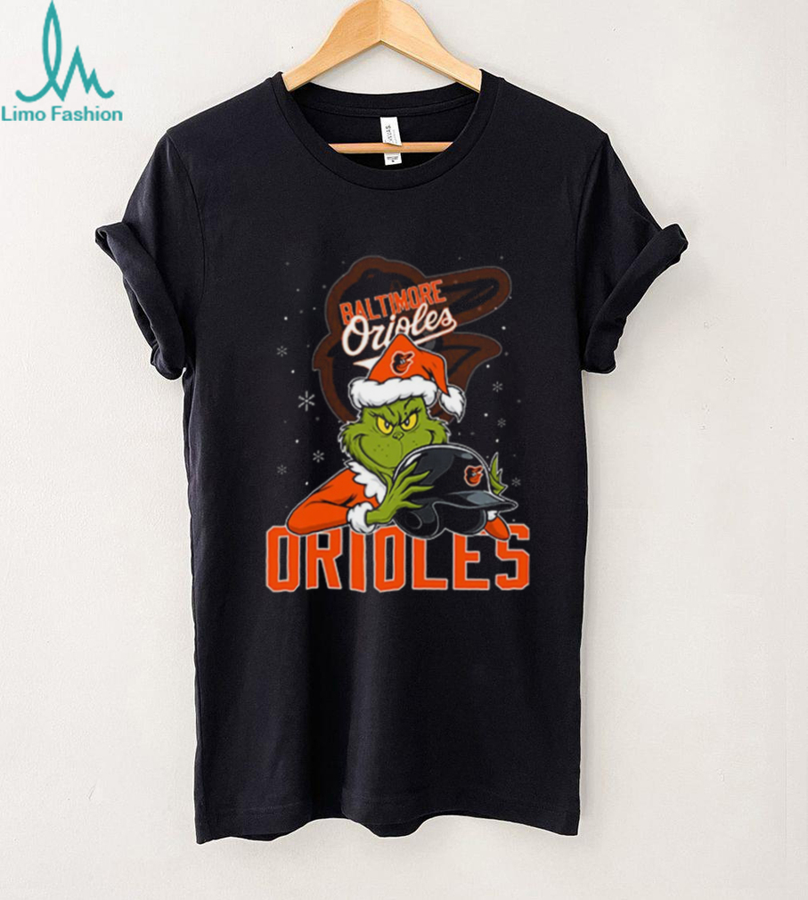 MLB Baltimore Orioles Christmas Grinch Helmets Baseball Logo T Shirt MLB Baltimore Orioles Christmas Grinch Helmets Baseball Logo T Shirt