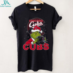 MLB Chicago Cubs Christmas Grinch Helmets Baseball Logo Shirt