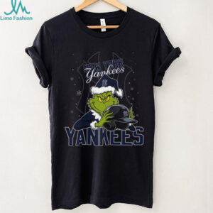 MLB New York Yankees Christmas Grinch Helmets Baseball Logo Shirt